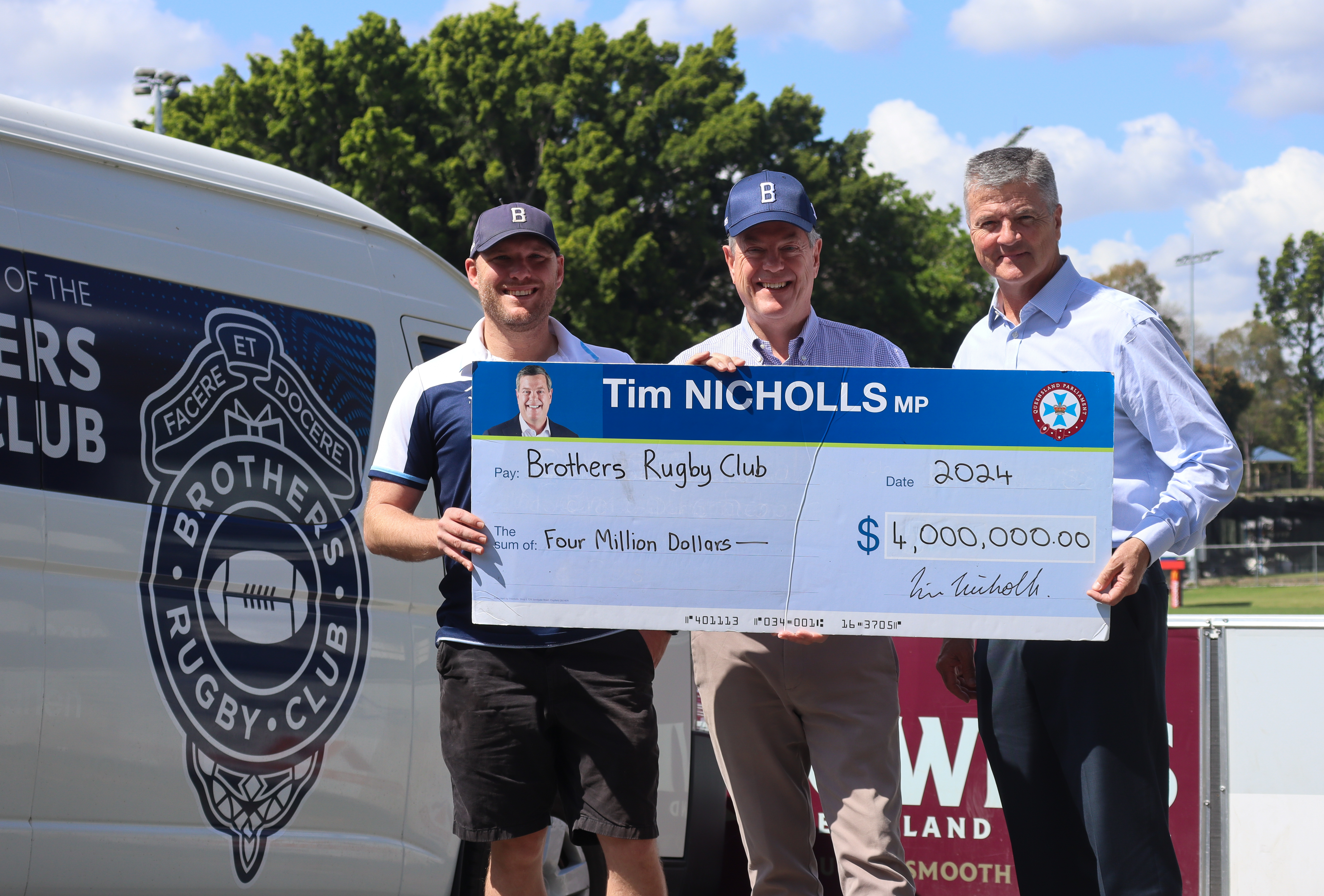 LNP Will Transform Brothers Rugby Club At Crosby Park