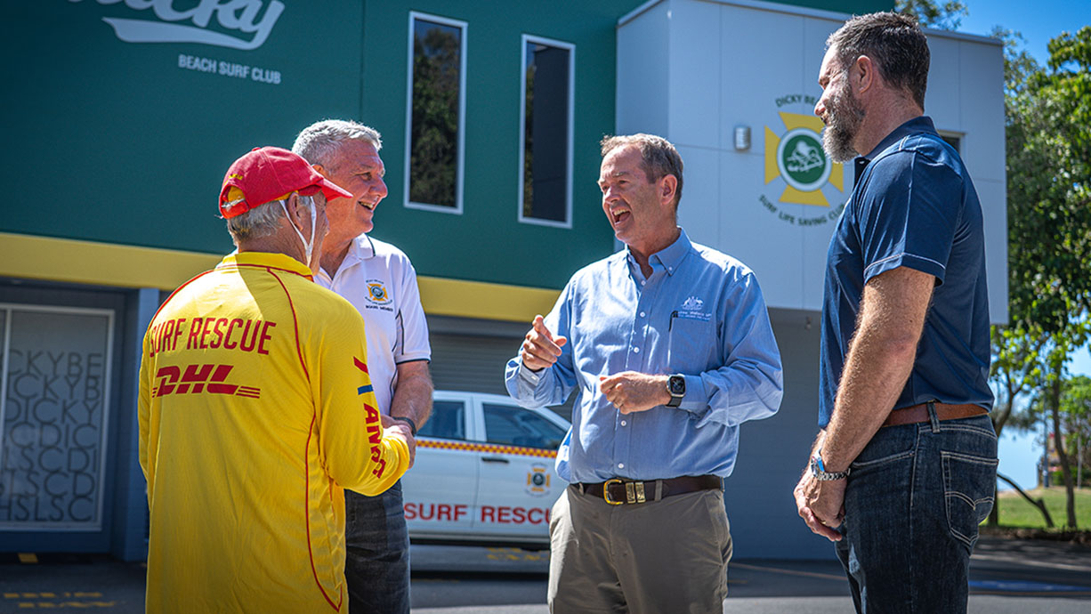 LNP commits to Lifesaving Roof Upgrades for Dicky Beach SLSC